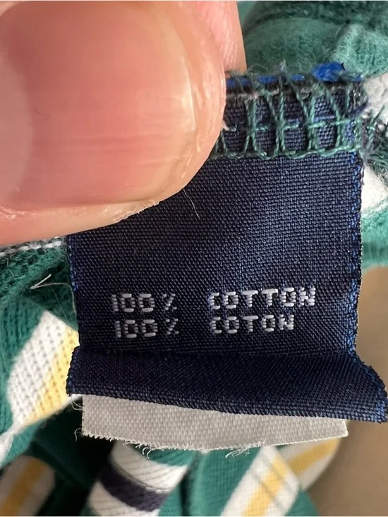 Vintage 90s Cutter & Buck USGA Striped Polo Shirt - Picture 9 of 10